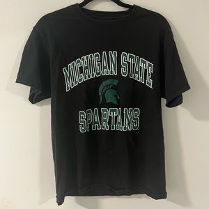 Authentic Champion Michigan State University (MSU) Black T-Shirt